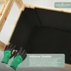 holz4home® Pflanzkasten M mit Dach aus Tannenholz inkl. Produktbild-Vorschau 5