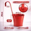 8 Hängetöpfe Rot Kräuter Blumentopf Hängetopf Pflanztopf Produktbild-Vorschau 6