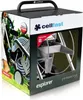 The image shows the retail packaging of a hose reel, with a partial view of a person using a hose reel in the background. Podgląd zdjęcia produktu