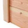 Modernes Hochbeet Höhe 73 cm mit Handlauf aus Lärchenholz Produktbild-Vorschau 4
