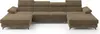 Masseno Ecksofa DETTI mit Schlaffunktion U-Form, Sofa mit Produktbild-Vorschau 9
