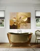 Leinwandbild Goldene Glamour-Abstraktion 90x60 Feeby Gold Produktbild-Vorschau 2