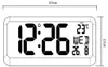 Große digitale Wanduhr mit Temperatursensor, 37 x 17 cm Produktbild-Vorschau 27