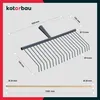 KOTARBAU® Laubfeger Gartenrechen aus Draht 420 mm mit Produktbild-Vorschau 3