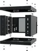 Stalflex Server Netzwerkschrank 10 Zoll 4HE 300mm Standard Produktbild-Vorschau 6