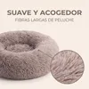 IvoQ Cama redonda para perros Ø 60 cm – Cama donut fluffy Vista previa de la imagen del producto 4
