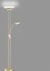 LED Designklassiker Deckenfluter Messing mit Leselampe Produktbild-Vorschau 3