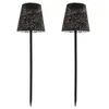 LED Solar Gartenleuchten Blumenmuster - Gartenstecker - H: Produktbild-Vorschau 2