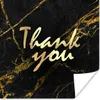 MuchoWow® Poster Zitate - Dank - Gold - Marmor 75x75 cm - Produktbild-Vorschau 1