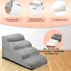 Caryota Hundetreppe 4 Stufen, 72 x 40 x 35 cm, Grau, Produktbild-Vorschau 2