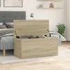 vidaXL Truhla Sonoma dub 100x42x46 cm materiál na bázi Náhled obrázku produktu 3