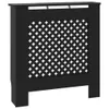 vidaXL Obudowa grzejnika z płyty MDF czarna 78 cm Podgląd zdjęcia produktu 11