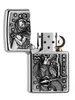 Accendino Zippo Aquarius segno zodiacale Acquario Street Anteprima dell’immagine prodotto 2