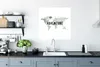 MuchoWow® Poster Weltkarte - Aquarell - Zitat 75x75 cm - Produktbild-Vorschau 3