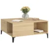vidaXL Konferenční stolek Sonoma Dub 80x80x36,5 cm odvozený Náhled obrázku produktu 4