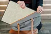MuchoWow® Laptop Hülle 17 Zoll Laptoptasche Leder - Textur Produktbild-Vorschau 7