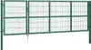 vidaXL Portail de jardin avec poteaux 350 x 120 cm Acier Voir les images du produit 1