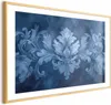 Posterpapier Poster - Blue Ornament in Cool Shades 42x29.7 Produktbild-Vorschau 1