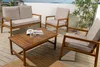 riess-ambiente Outdoor Garten-Sitzgruppe BALI 110cm natur Produktbild-Vorschau 3