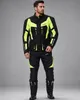 Motorradanzug Herren Set Schwarz Neon Racing Biker Jacke Produktbild-Vorschau 2
