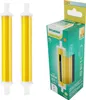 A product shot showing two LED light bulbs and their packaging. Produktbild-Vorschau