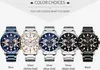 A display of five different color variations of CURREN watches. Produktbild-Vorschau