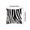 2-balenie obliečky na vankúš, krásny leopard, zebra, Náhľad obrázku produktu 2
