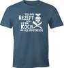 Herren T-Shirt Leg das Rezept weg ich bin Koch und kein Produktbild-Vorschau 1