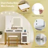 Schminktisch mit Schmuckschrank, Schminktisch-Set mit Produktbild-Vorschau 9