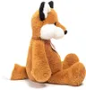 A plush toy fox sitting on a white background. Produktbild-Vorschau
