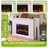 Elektrokamin 2000W, Realistischer 3D Flammeneffekt Produktbild-Vorschau 4