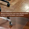 Bodenschutzmatte für Hartböden, Bürostuhl Unterlage, Produktbild-Vorschau 3