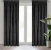 Eurofirany Tenda Villa Nero 140x270 Nastro arricciante Anteprima dell’immagine prodotto 10