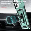 A phone case with a ring holder is shown attached to a car mount. Produktbild-Vorschau