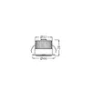 Braytron LED Mini spot encastrable 3W IP54 étanche 240 Voir les images du produit 2