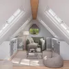 Mobile sottotetto Vicco Rion Calcestruzzo 60 x 81.6 cm con Anteprima dell’immagine prodotto 3