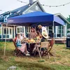 Składana altana Wiltec 250 x 250 x 270 cm niebieska Podgląd zdjęcia produktu 2