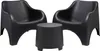 Dmora Gartenmöbel-Set Cormons Anthrazit, 2-Sitzer mit Tisch Produktbild-Vorschau 1