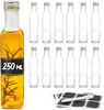 Set di 12 bottiglie di vetro da 250 ml con tappo a vite - Anteprima dell’immagine prodotto 1