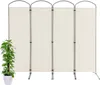 COSTWAY 221 x 188 cm ruimteverdelers, vouwbare en Productafbeelding-voorbeeld 1