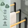 portasciugamani eluno, 3 barre, portasciugamani, bambù, Anteprima dell’immagine prodotto 6