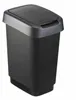 Rotho Twist, 25 l, Prostokątny, Polipropylen (PP), Czarny, Podgląd zdjęcia produktu 3