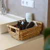 Flechtkorb aus Wasserhyazinthe mit Griffen 32 cm von HMF Produktbild-Vorschau