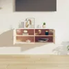 A wall-mounted cabinet with decor items, displayed in a room setting. Anteprima dell’immagine prodotto