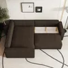 Masseno Ecksofa ERONIS L-S mit Schlaffunktion L-Form, Sofa Produktbild-Vorschau 3