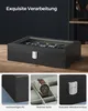 SONGMICS Uhrenbox Uhrenkasten, mit 12 Fächern, Glasdeckel, Produktbild-Vorschau 7