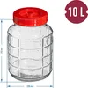 10L Gärballon Glas mit Gäraufsatz – Weinballon Gärbehälter Produktbild-Vorschau 2