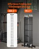 A multi-purpose ladder is shown in both its extended and folded states, with tool storage in the background. Anteprima dell’immagine prodotto