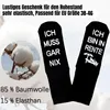 Lustige Socken „Ich bin in Rente – Ich muss gar nix“ | Produktbild-Vorschau 2