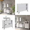 Mobiletto per lavabo Vicco Leano Bianco 80 x 62 cm con 2 Anteprima dell’immagine prodotto 9
